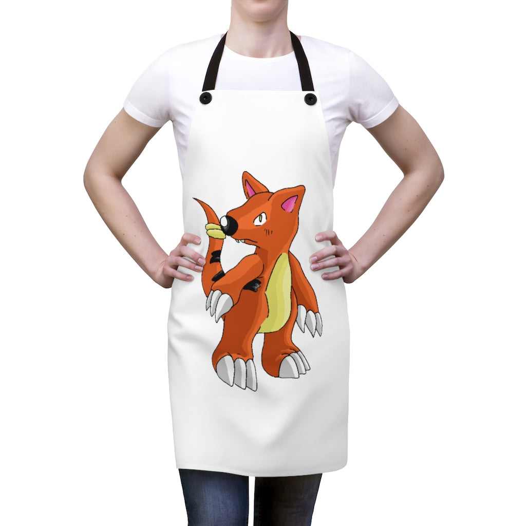 Stylish Arcadash Apron made of lightweight polyester with black detachable twill straps and customizable design.