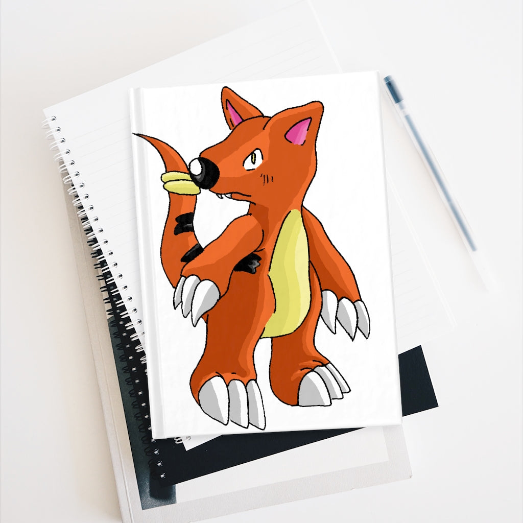 Arcadash Journal - Blank with hardcover and wraparound print, showcasing its blank pages for creativity.