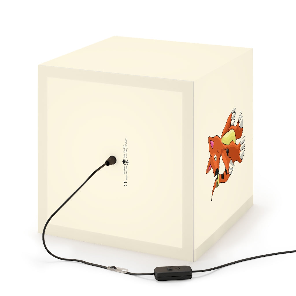 Arcadash Personalized Lamp showcasing a unique cube design, perfect for indoor decor with customizable lighting options.