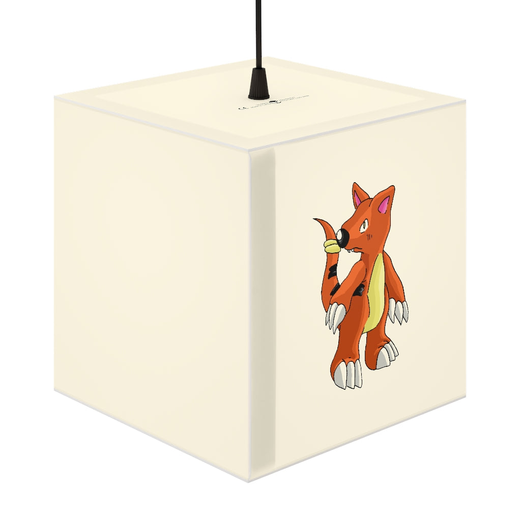 Arcadash Personalized Lamp showcasing a unique cube design, perfect for indoor decor with customizable lighting options.