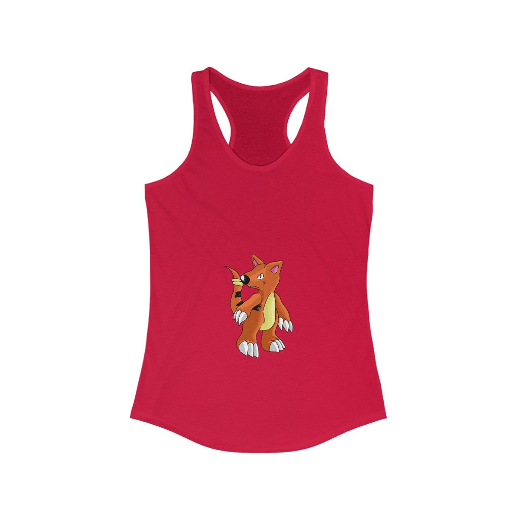 Arcadash Women's Ideal Racerback Tank in a stylish slim fit, showcasing a racerback design and soft fabric.
