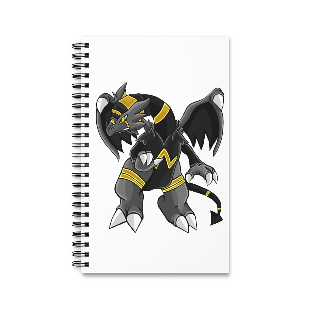 Argon Spiral Journal featuring a colorful front cover and spiral binding, available in four styles: blank, dot grid, lined, and task manager.