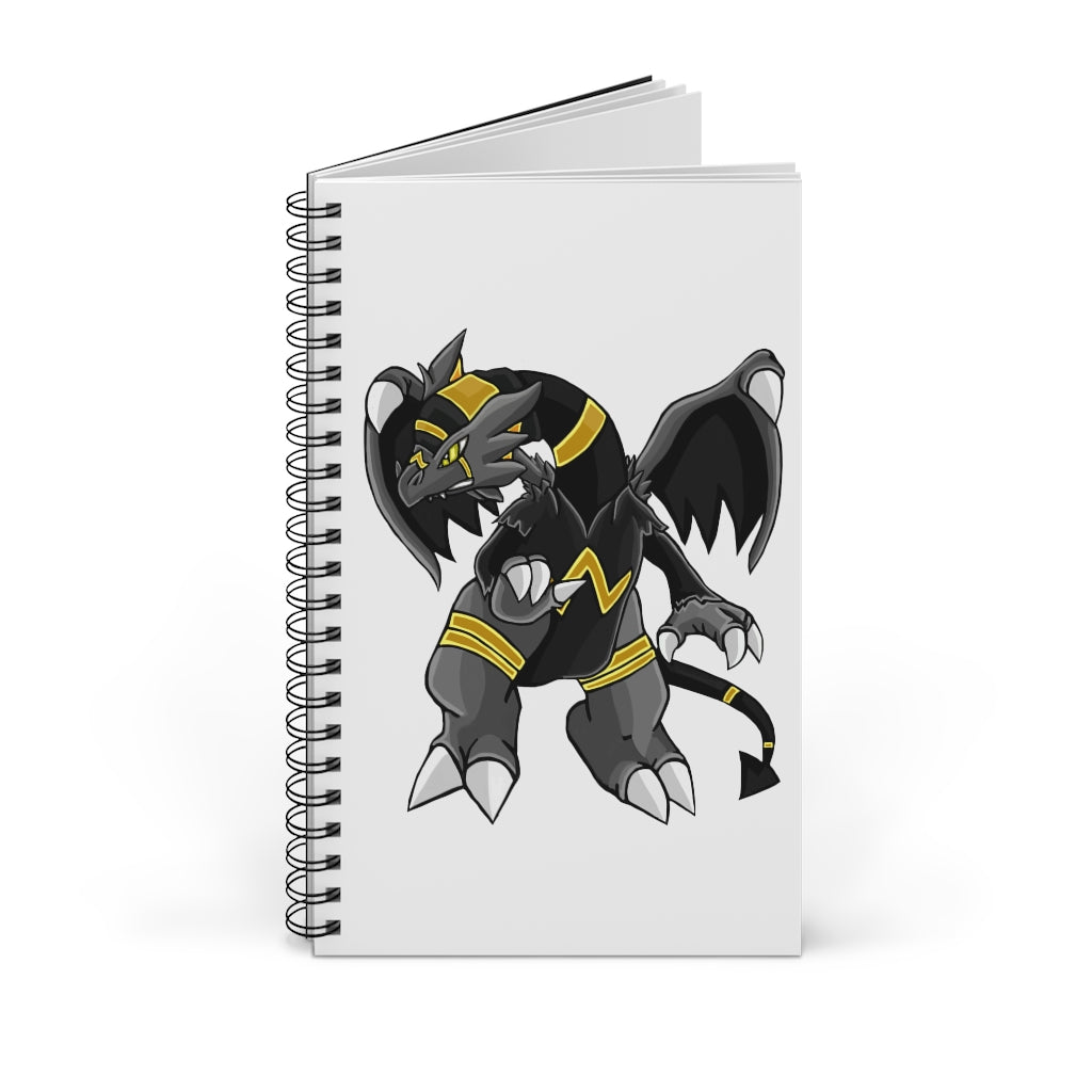 Argon Spiral Journal featuring a colorful front cover and spiral binding, available in four styles: blank, dot grid, lined, and task manager.