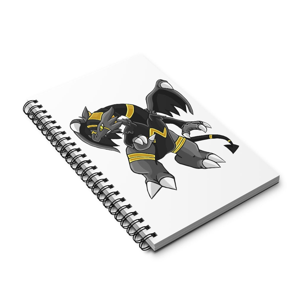 Argon Spiral Journal featuring a colorful front cover and spiral binding, available in four styles: blank, dot grid, lined, and task manager.