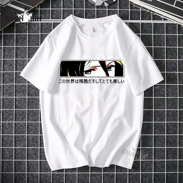 Black Attack On Titan T Shirt featuring a cartoon design, made from 100% cotton, suitable for casual wear.