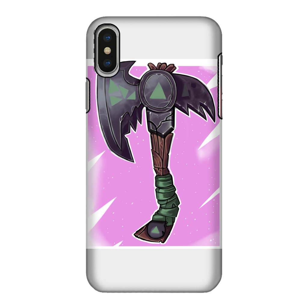 Axe Fully Printed Tough Phone Case showcasing vibrant design and dual-layer protection.