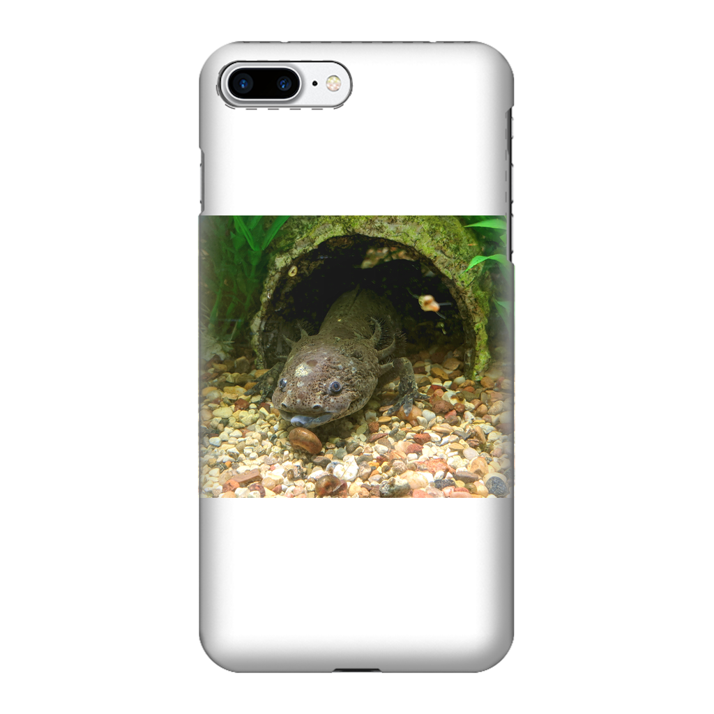 Axolotl Fully Printed Tough Phone Case showcasing vibrant design and dual-layer protection.