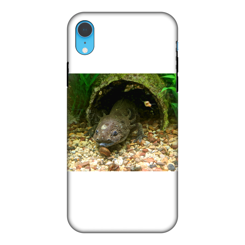 Axolotl Fully Printed Tough Phone Case showcasing vibrant design and dual-layer protection.