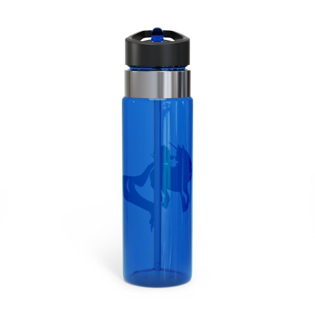 Baby Cupid and Horse Kensington Tritan™ Sport Bottle, 20oz, featuring a durable design with a carabiner hook and spill-resistant lid.