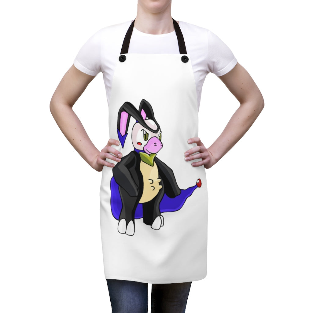 Bamryu Apron featuring a stylish design with black detachable twill straps, made from durable polyester, perfect for cooking.