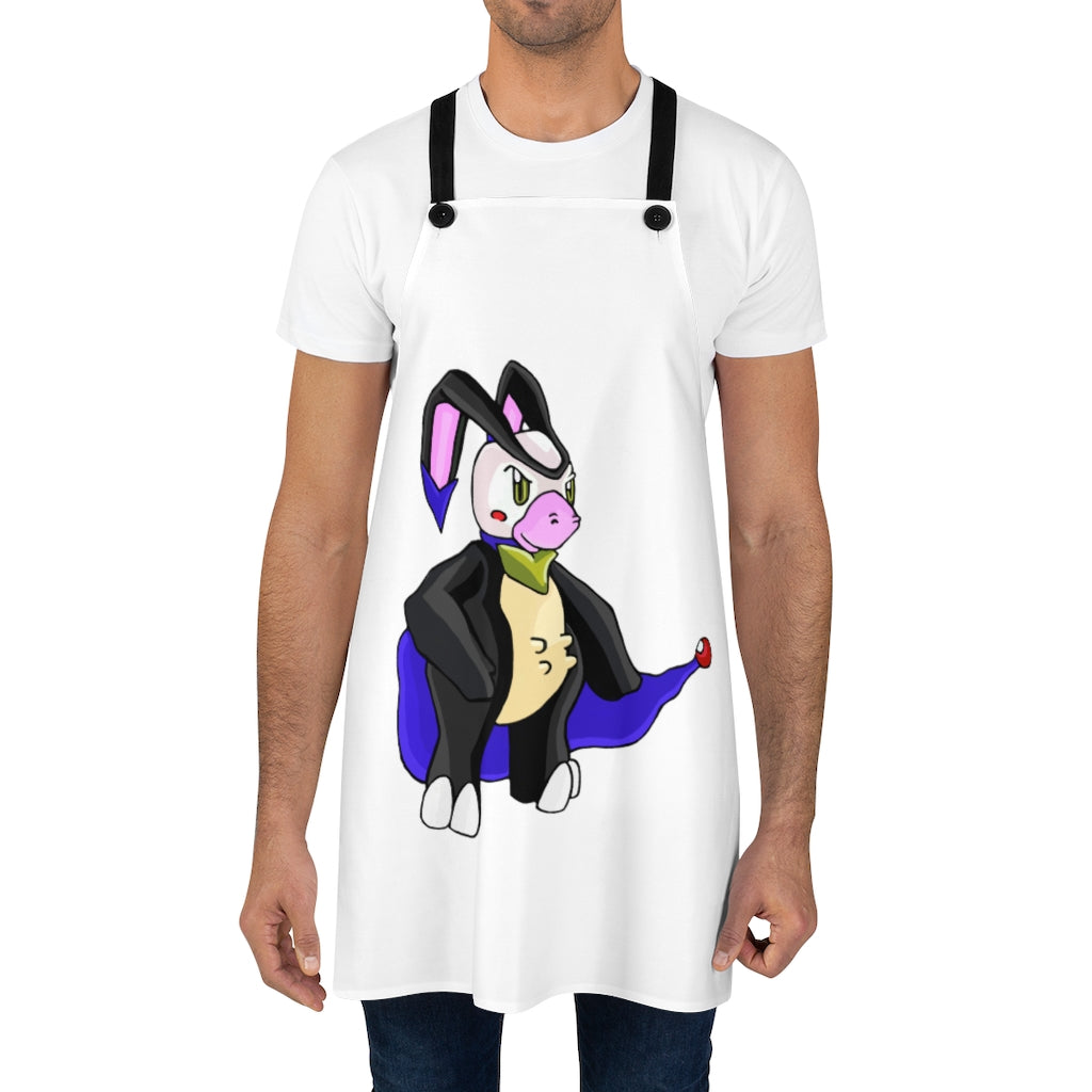 Bamryu Apron featuring a stylish design with black detachable twill straps, made from durable polyester, perfect for cooking.