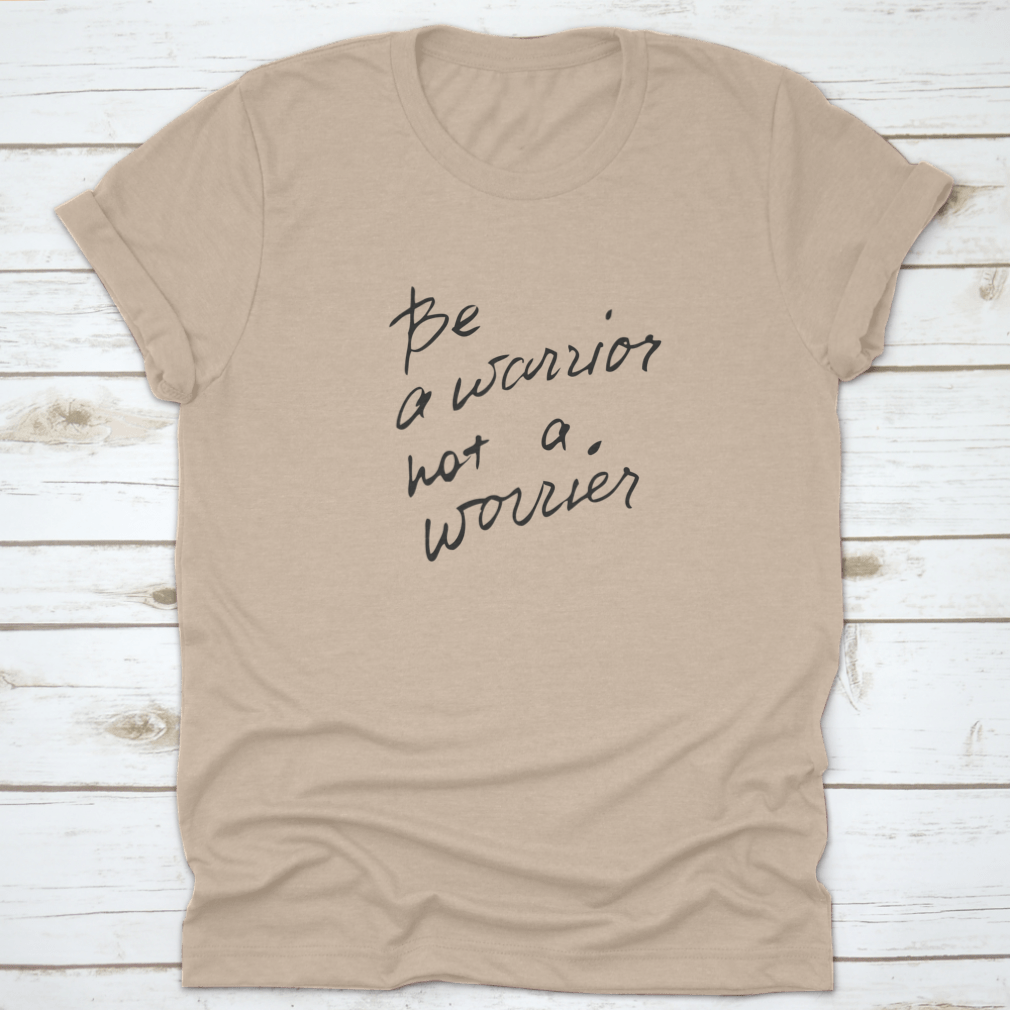 Gray T-shirt with motivational quote