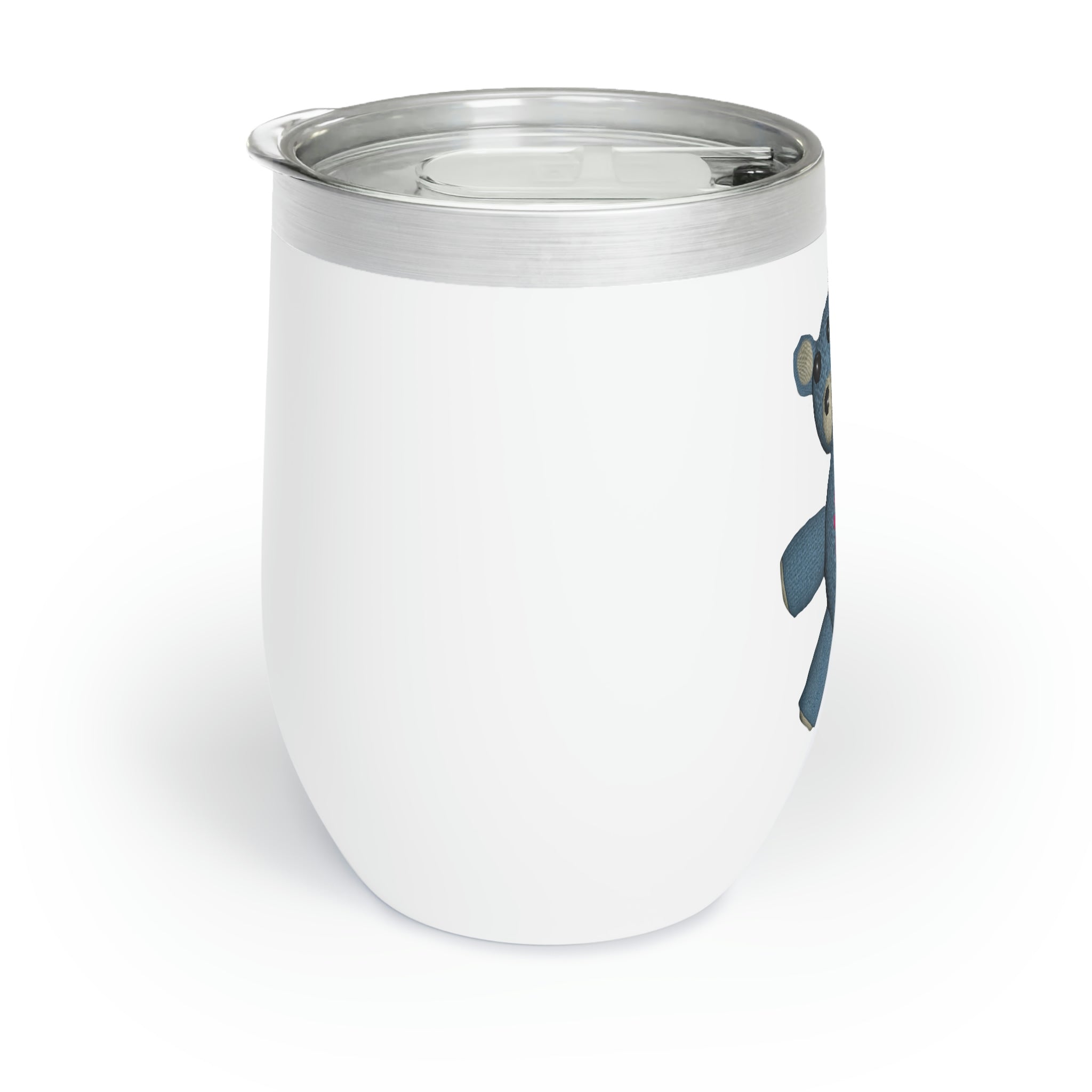 Bear Object Chill Wine Tumbler in stainless steel with double-insulated walls, perfect for keeping drinks at the ideal temperature.