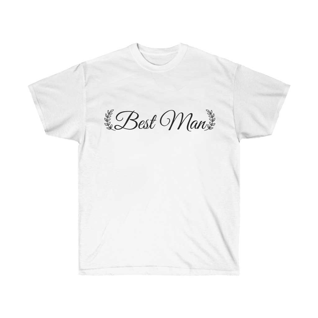 Beat Man Wedding T-Shirt made of soft cotton, featuring a unisex design and modern fit, ideal for wedding celebrations.