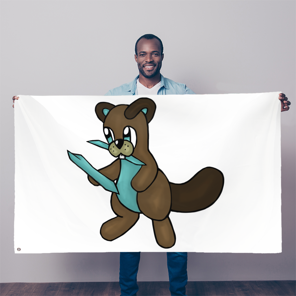 Beatrice Sublimation Flag measuring 5FT x 3FT, made from durable polyester fabric with vibrant colors and double-stitched edges.