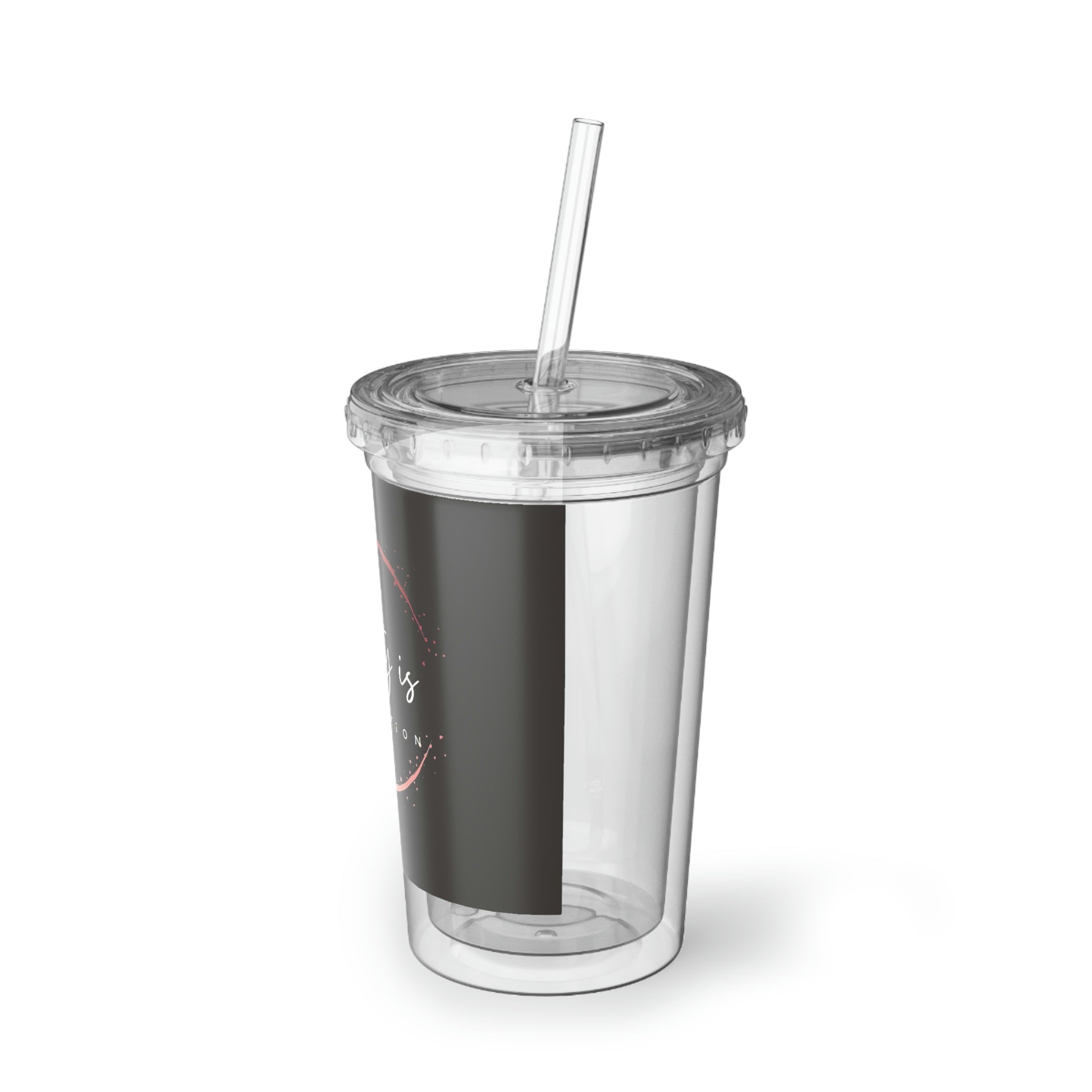 Beauty is Perfection Suave Acrylic Cup with vibrant artwork, double-wall insulation, and a secure lid and straw.