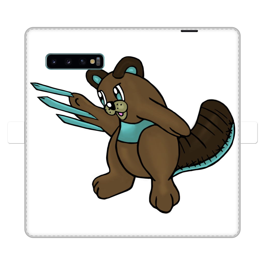 Beaveice Fully Printed Wallet Case featuring vibrant designs, faux leather material, and magnetic closure for iPhone and Samsung S-series.