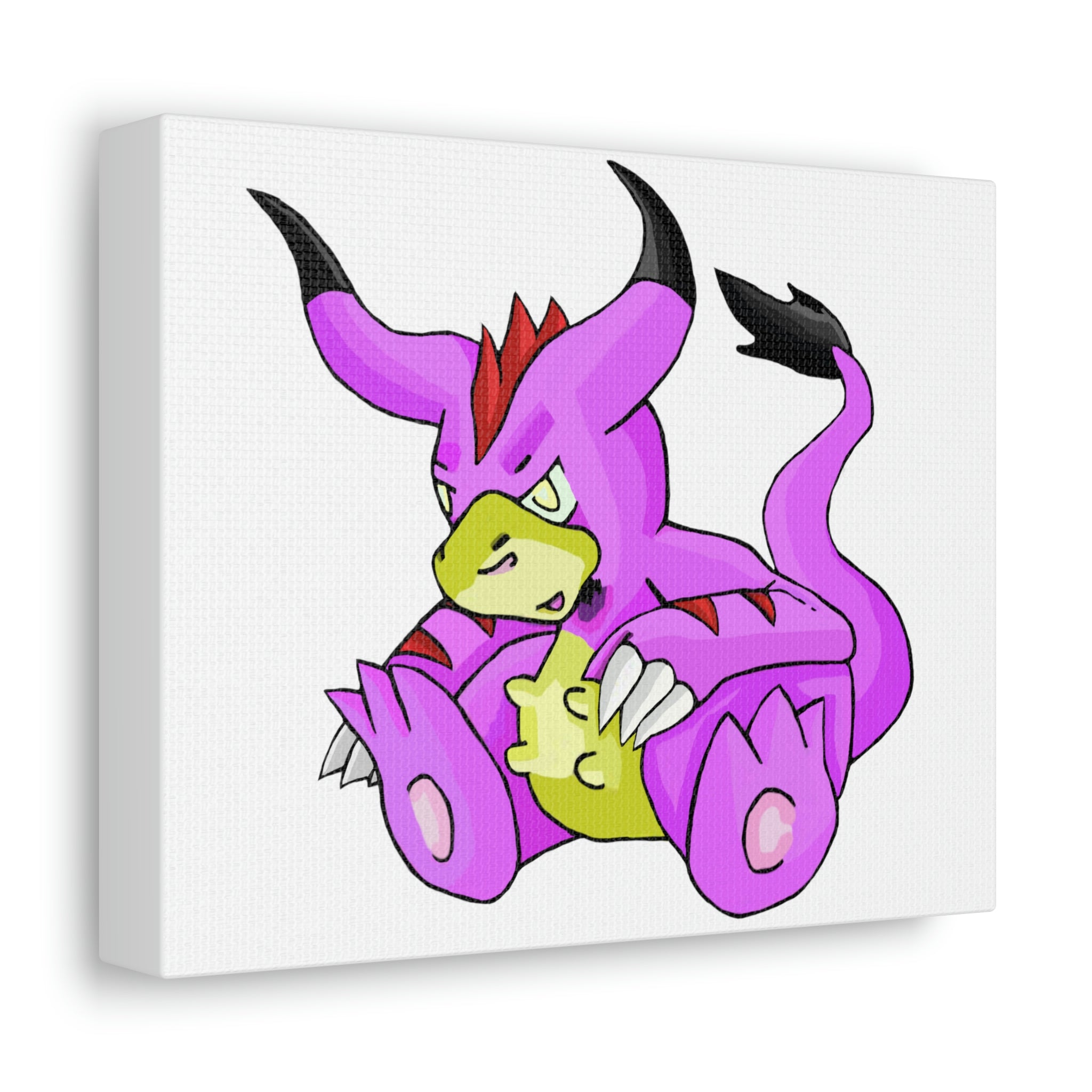 Beboxu Stretched Canvas featuring vibrant artwork stretched over a sturdy wooden frame, ideal for indoor decoration.