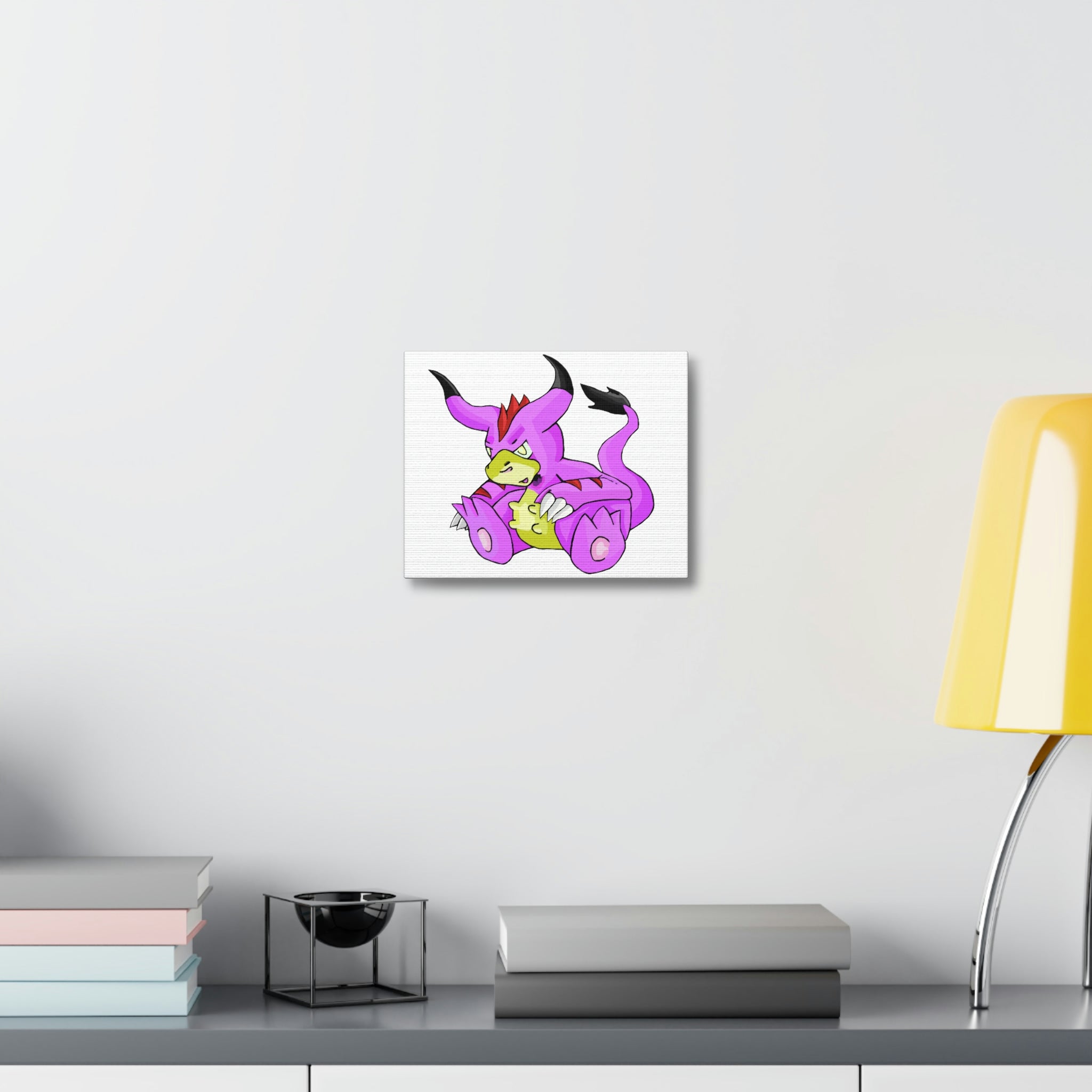 Beboxu Stretched Canvas featuring vibrant artwork stretched over a sturdy wooden frame, ideal for indoor decoration.