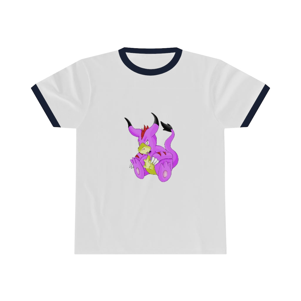 Beboxu Unisex Ringer Tee displayed in various colors, showcasing its lightweight fabric and stylish design.