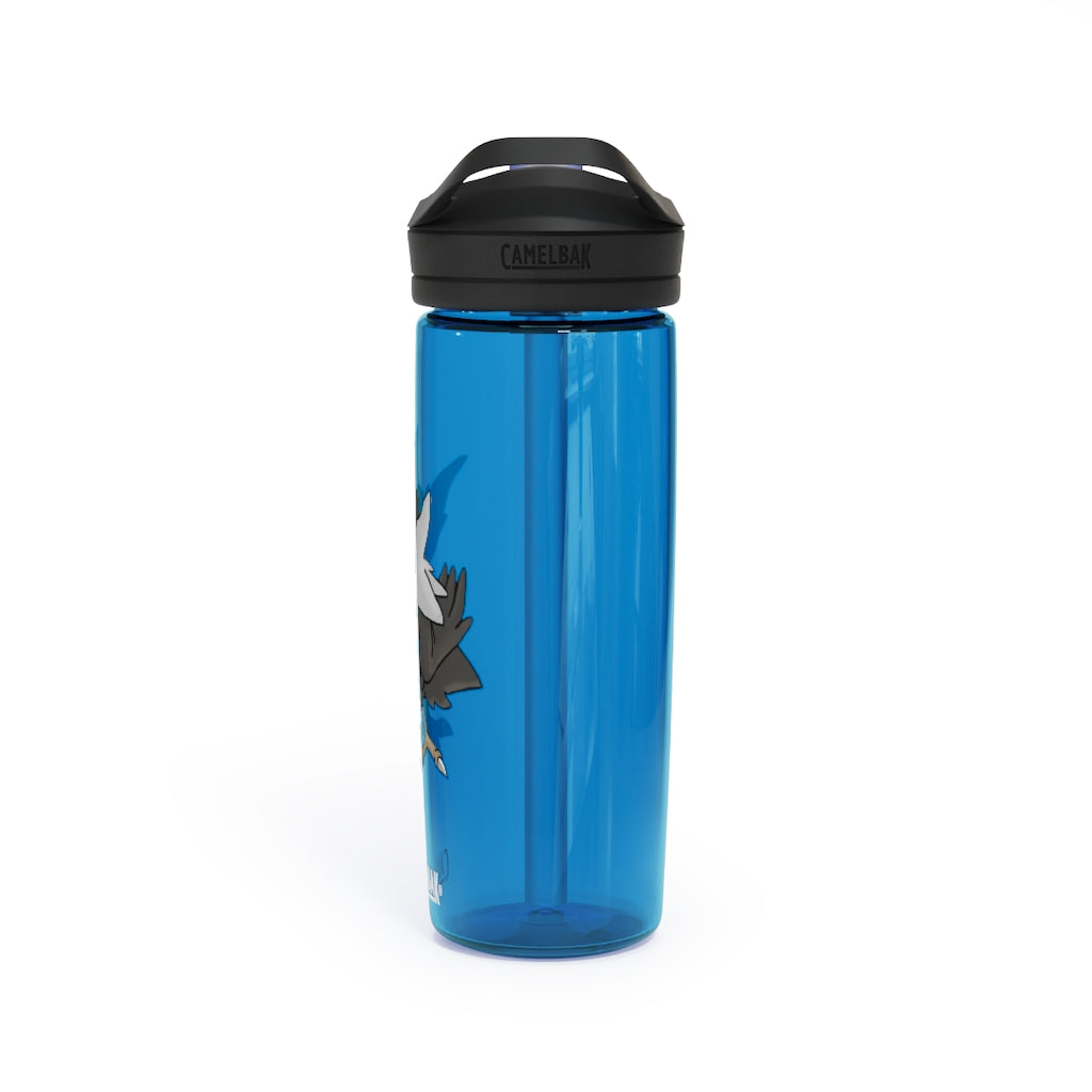BiChipla CamelBak Eddy® Water Bottle in 20oz and 25oz sizes, showcasing its durable Tritan™ material and spill-proof design.