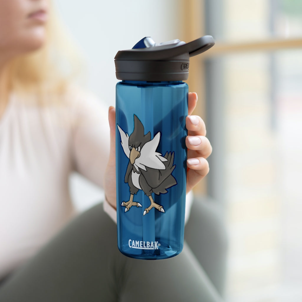 BiChipla CamelBak Eddy® Water Bottle in 20oz and 25oz sizes, showcasing its durable Tritan™ material and spill-proof design.