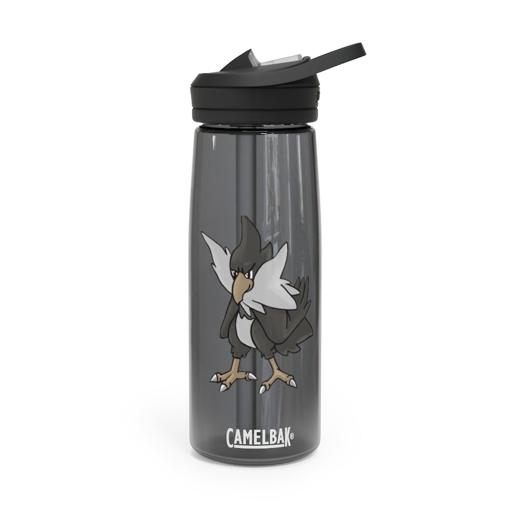 BiChipla CamelBak Eddy® Water Bottle in 20oz and 25oz sizes, showcasing its durable Tritan™ material and spill-proof design.