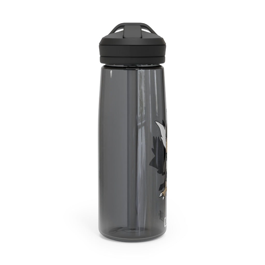 BiChipla CamelBak Eddy® Water Bottle in 20oz and 25oz sizes, showcasing its durable Tritan™ material and spill-proof design.