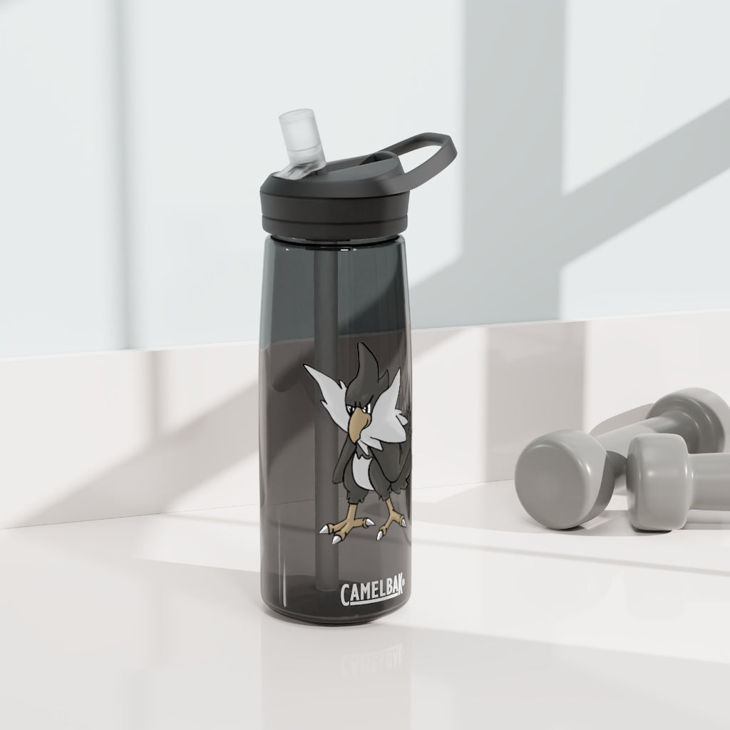 BiChipla CamelBak Eddy® Water Bottle in 20oz and 25oz sizes, showcasing its durable Tritan™ material and spill-proof design.