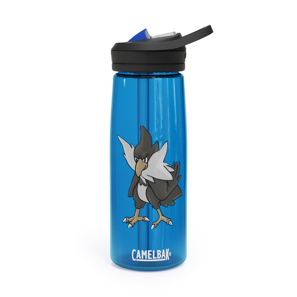 BiChipla CamelBak Eddy® Water Bottle in 20oz and 25oz sizes, showcasing its durable Tritan™ material and spill-proof design.