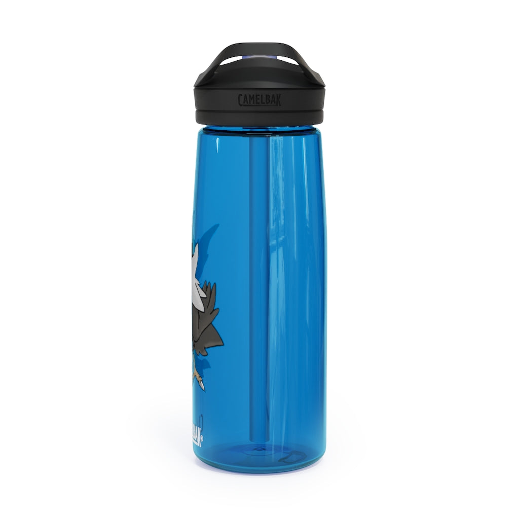 BiChipla CamelBak Eddy® Water Bottle in 20oz and 25oz sizes, showcasing its durable Tritan™ material and spill-proof design.