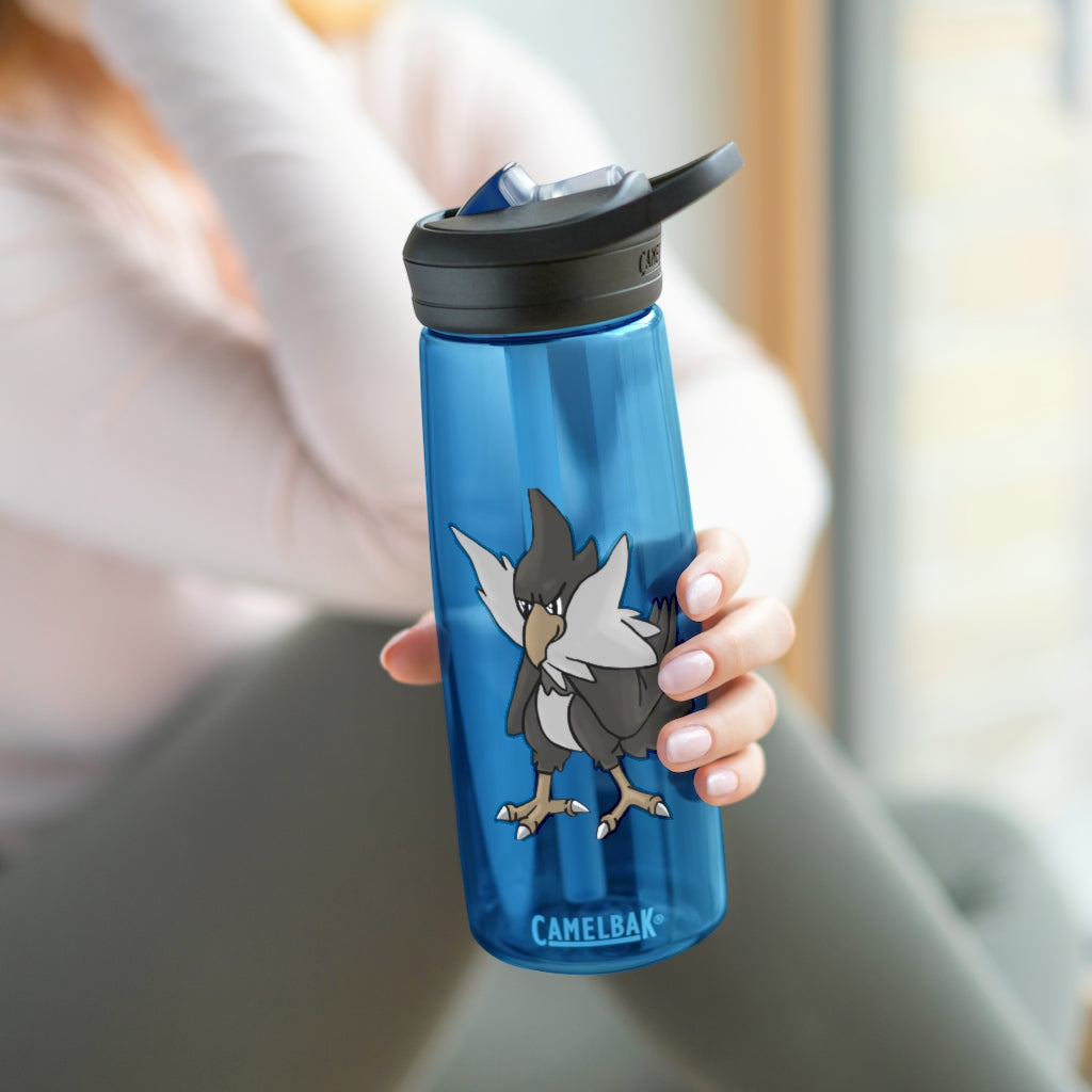 BiChipla CamelBak Eddy® Water Bottle in 20oz and 25oz sizes, showcasing its durable Tritan™ material and spill-proof design.