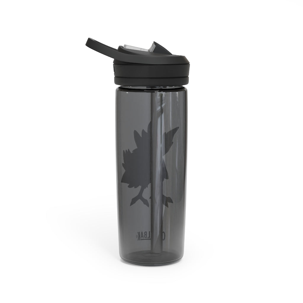 BiChipla CamelBak Eddy® Water Bottle in 20oz and 25oz sizes, showcasing its durable Tritan™ material and spill-proof design.