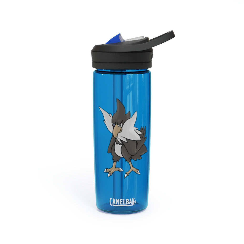 BiChipla CamelBak Eddy® Water Bottle in 20oz and 25oz sizes, showcasing its durable Tritan™ material and spill-proof design.