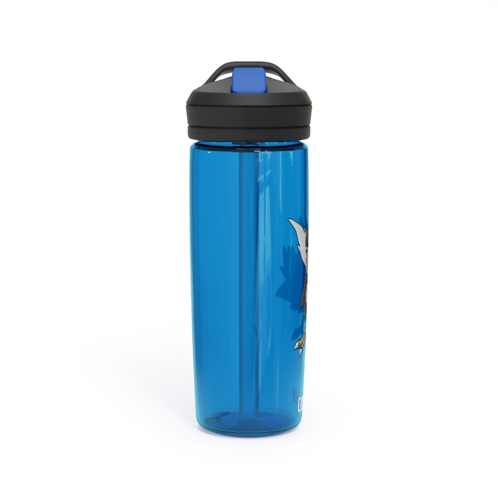 BiChipla CamelBak Eddy® Water Bottle in 20oz and 25oz sizes, showcasing its durable Tritan™ material and spill-proof design.