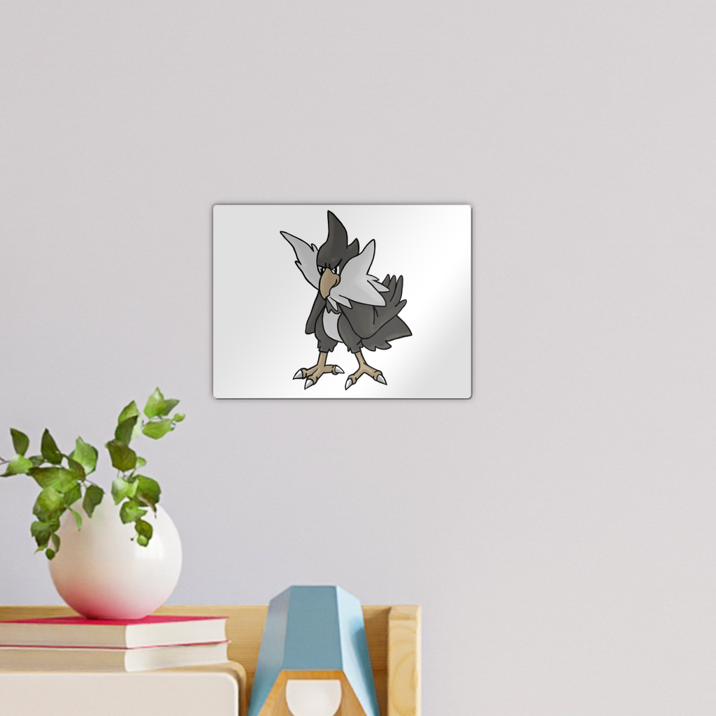 BiChipla Wall Tile in gloss white finish, showcasing repositionable adhesive for easy photo display.