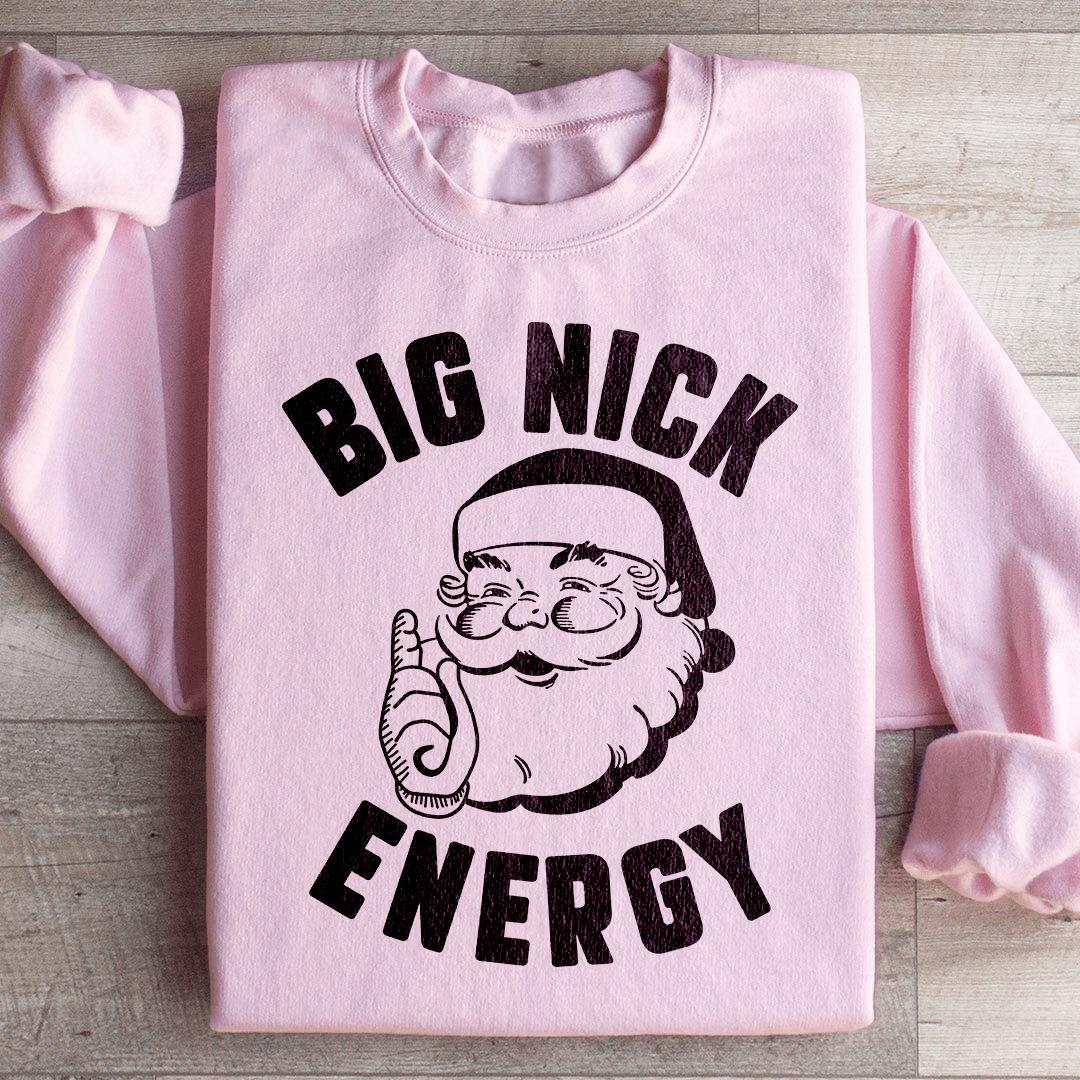 Big Nick Energy sweats featuring unique designs by top artists, made from soft cotton/poly fleece blend for ultimate comfort.