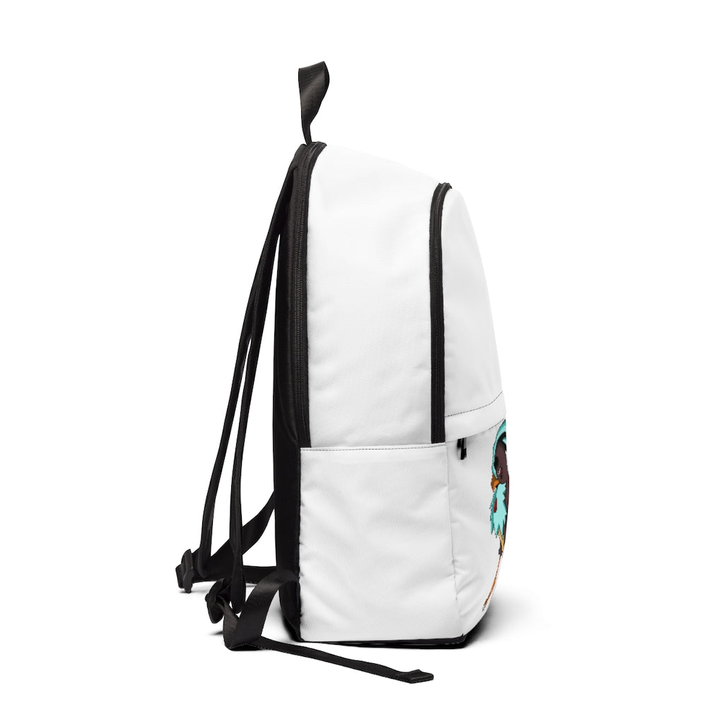 Bircross Unisex Fabric Backpack in stylish design, featuring adjustable straps and a padded back panel, perfect for school and travel.