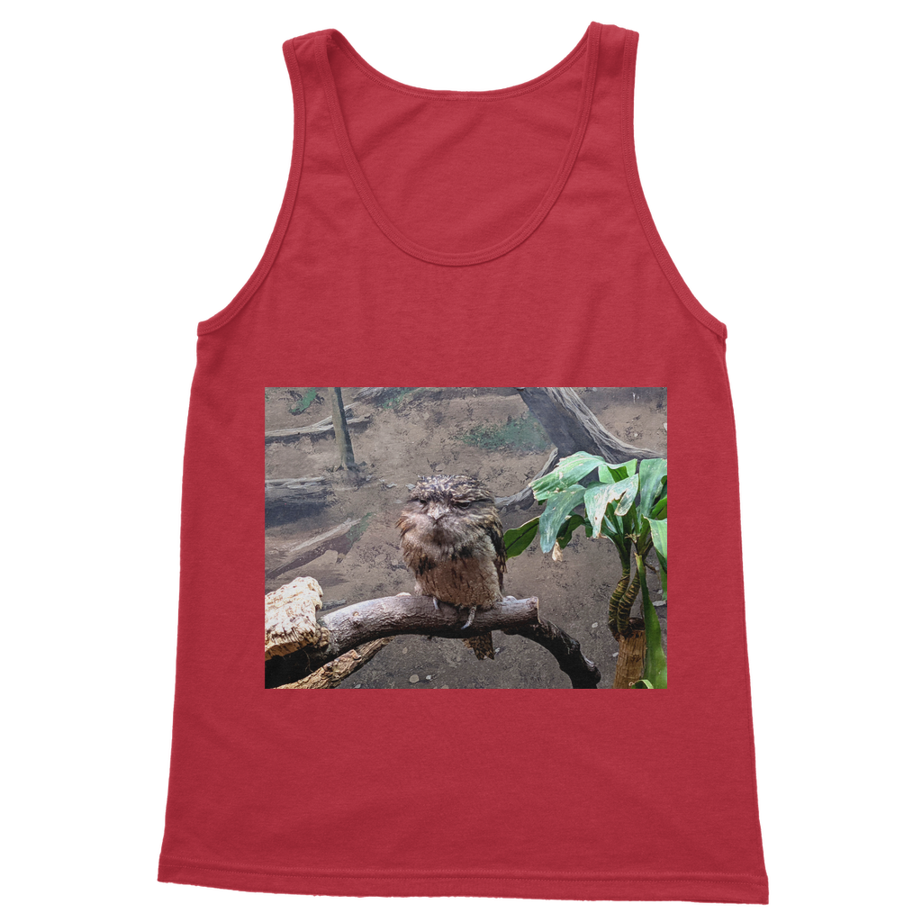 BirdOwl Classic Adult Vest Top in various colors, showcasing its unisex design and high-quality cotton fabric.