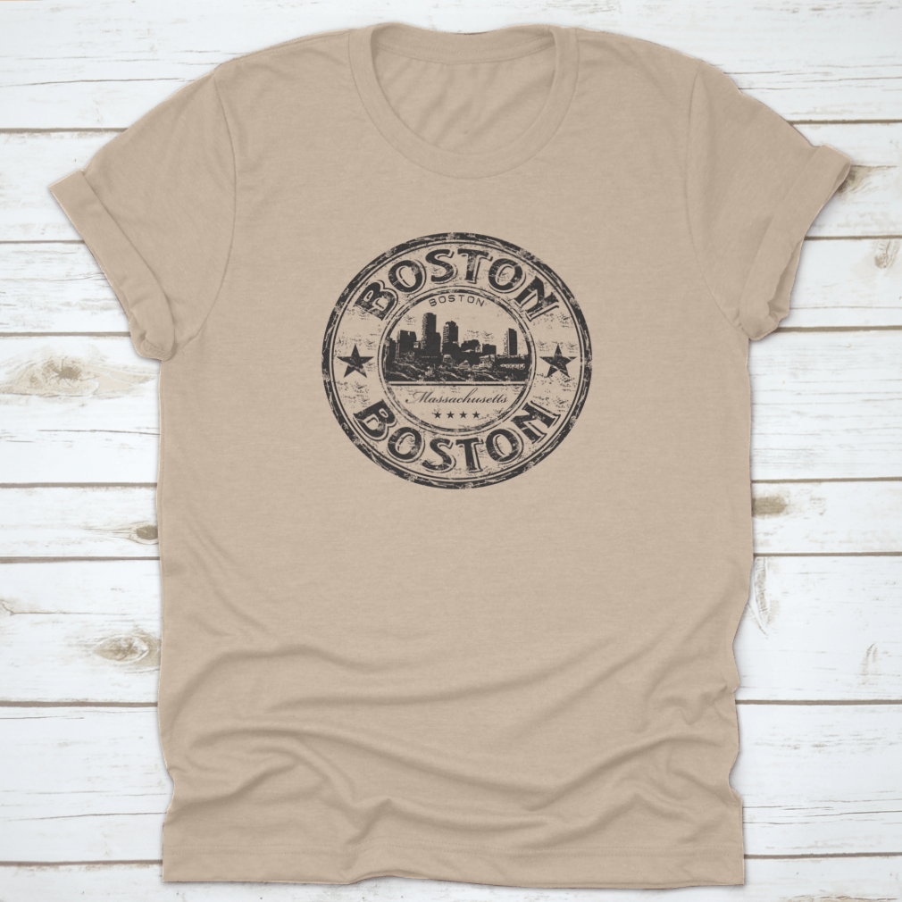 Black grunge rubber stamp featuring the name Boston, ideal for crafting and personalizing projects.