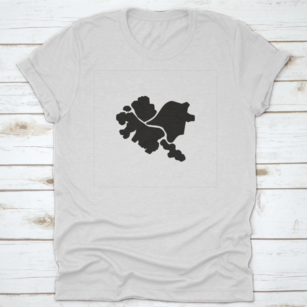 Black Icon Pittsburgh Travel Destination Shirt displayed on a mannequin, showcasing its classic fit and soft fabric.