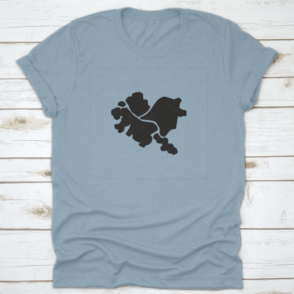 Black Icon Pittsburgh Travel Destination Shirt displayed on a mannequin, showcasing its classic fit and soft fabric.