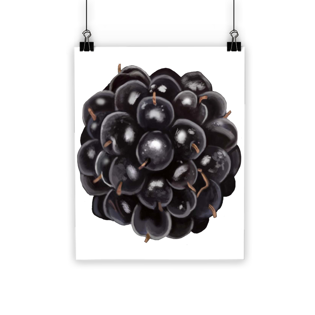 A vibrant BlackBerry Classic Poster printed on semi-gloss paper, showcasing bright colors and a photographic finish, suitable for indoor and outdoor display.