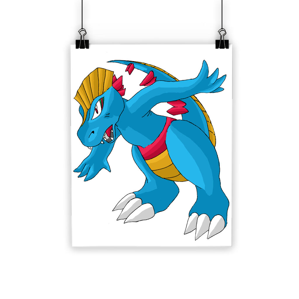 Blastdile Classic Poster featuring vibrant colors on semi-gloss paper, ideal for indoor and outdoor use.