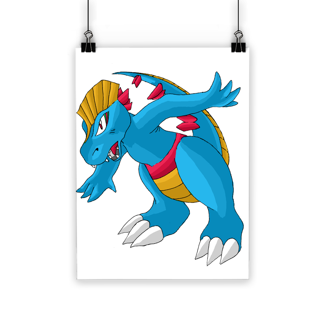 Blastdile Classic Poster featuring vibrant colors on semi-gloss paper, ideal for indoor and outdoor use.