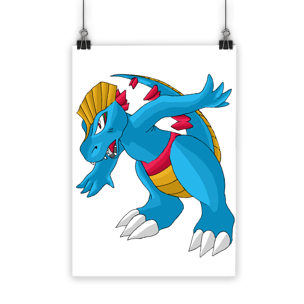 Blastdile Classic Poster featuring vibrant colors on semi-gloss paper, ideal for indoor and outdoor use.