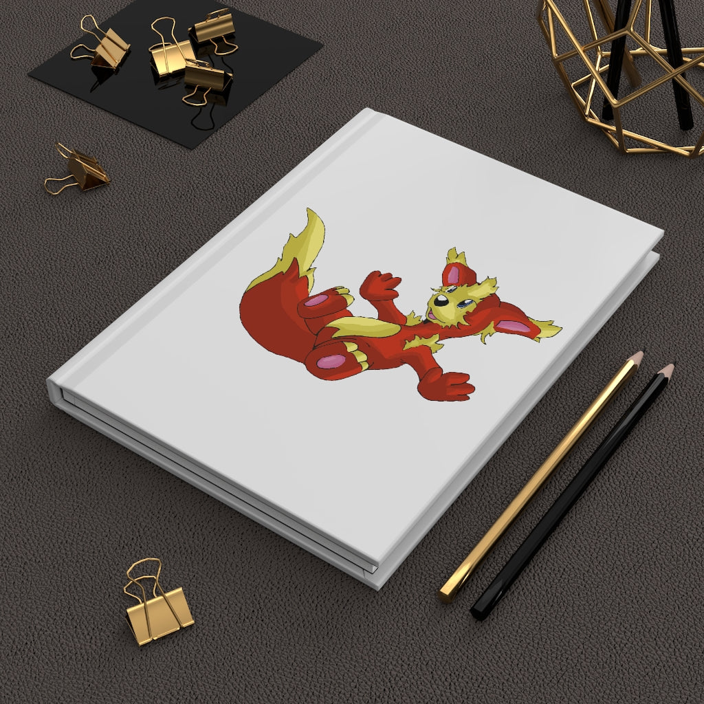 Blazeon Hardcover Journal Matte with customizable covers and lined pages, showcasing its stylish matte finish and durable hardcover design.