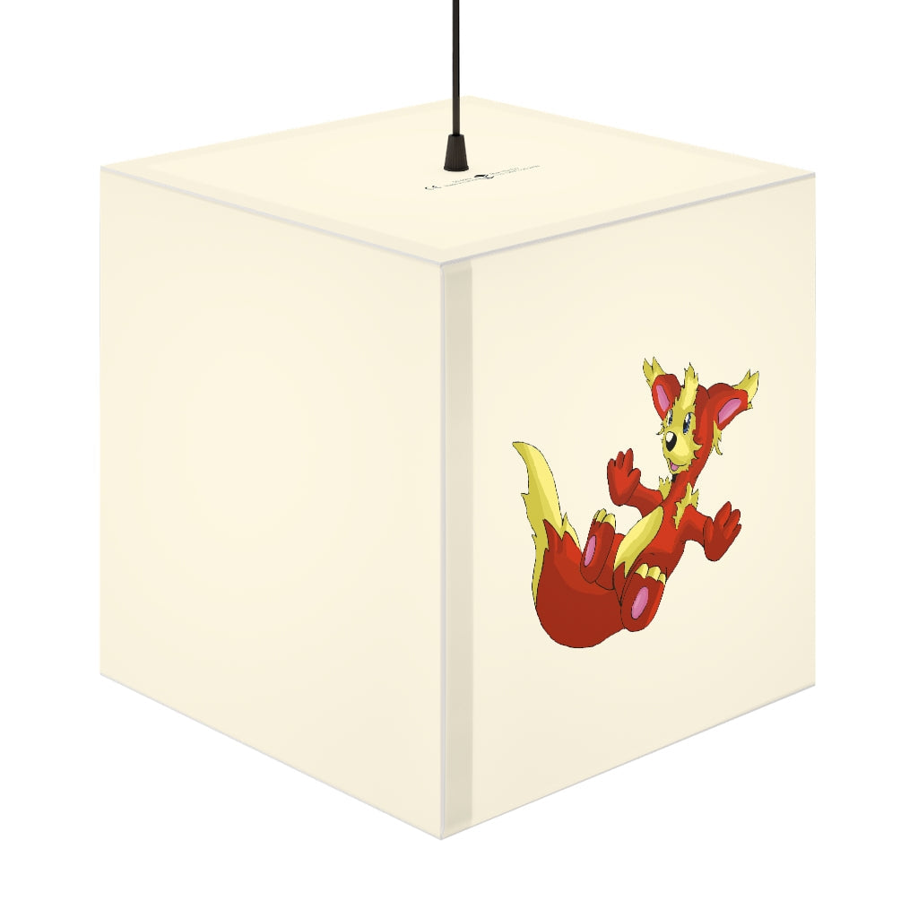 Blazeon Personalized Lamp showcasing a unique cube design, perfect for customizable lighting in various settings.