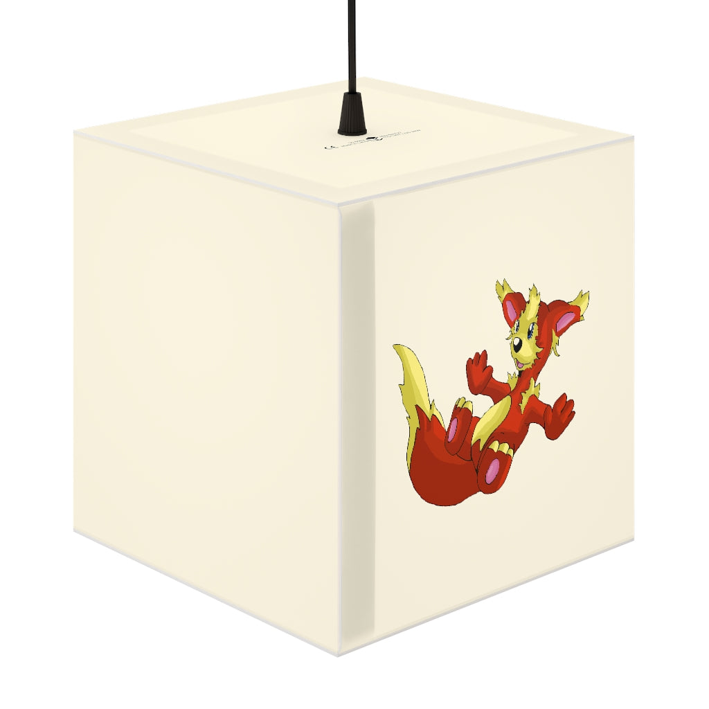 Blazeon Personalized Lamp showcasing a unique cube design, perfect for customizable lighting in various settings.