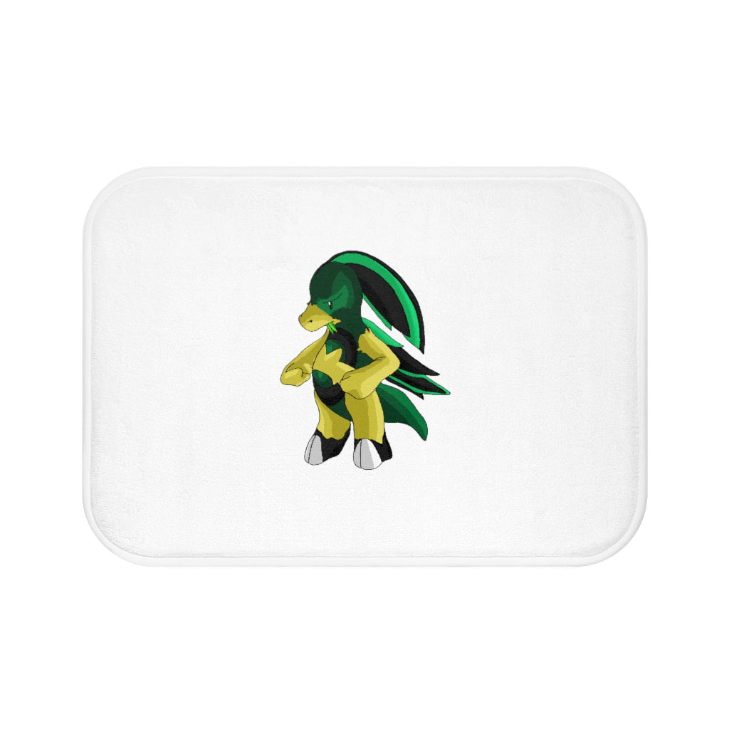 Bliblax Bath Mat featuring stylish design and anti-slip backing, made from 100% microfiber.